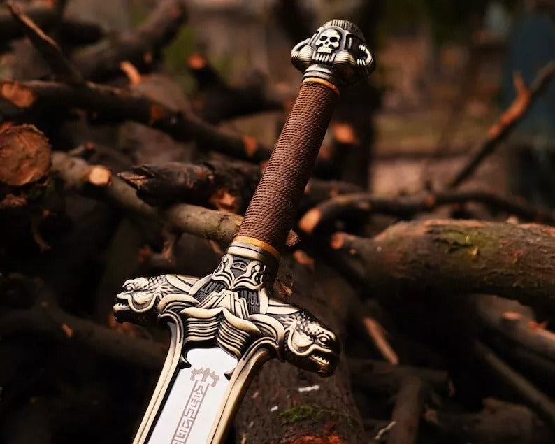 Hand-Forged Conan the Atlantean Sword | Legendary Barbarian Fantasy Sword, RA-230